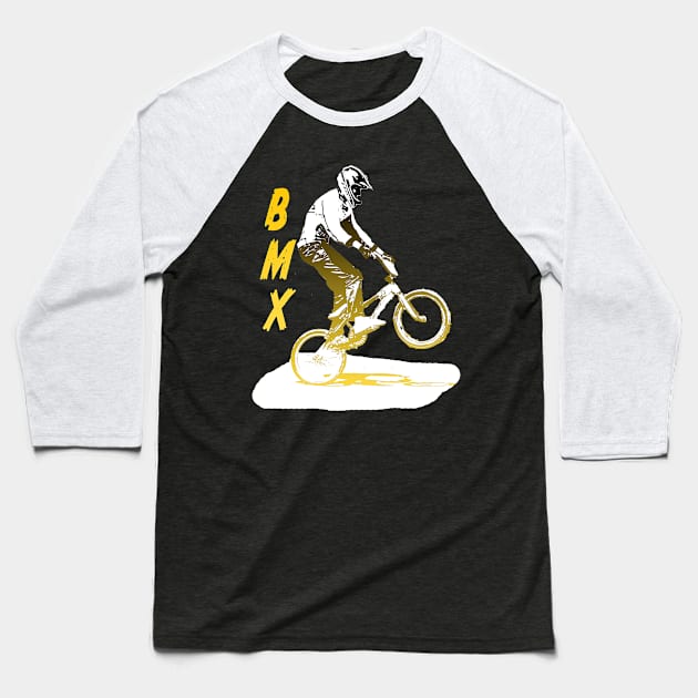 BMX Baseball T-Shirt by rickylabellevie